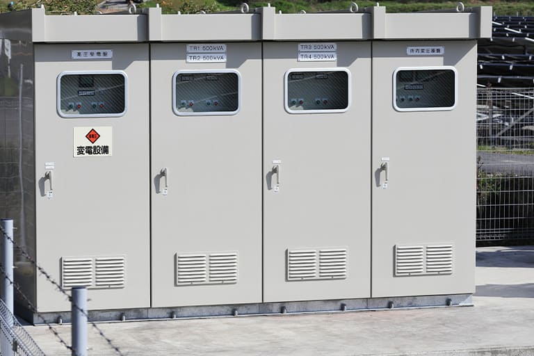 画像：高圧受変電設備